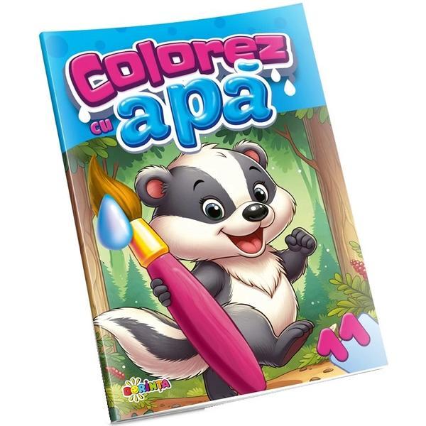 Carte Colorez cu apa 11: Bursuc