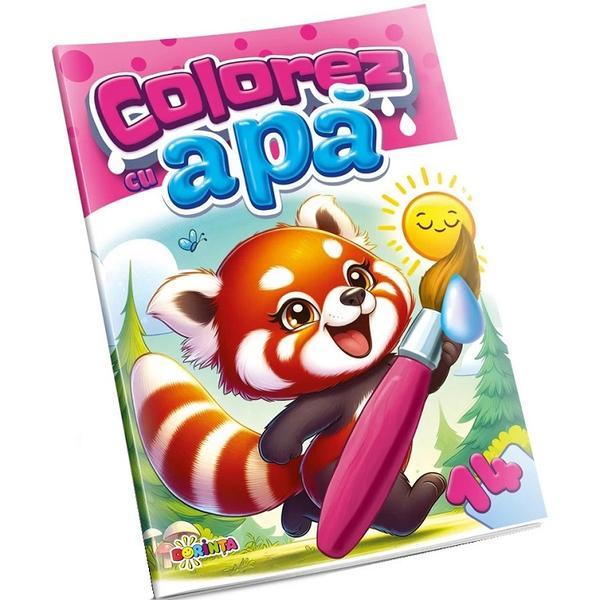 Carte Colorez cu apa 14: Panda rosu