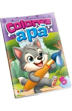 Carte Colorez cu apa 5: Lup editura -