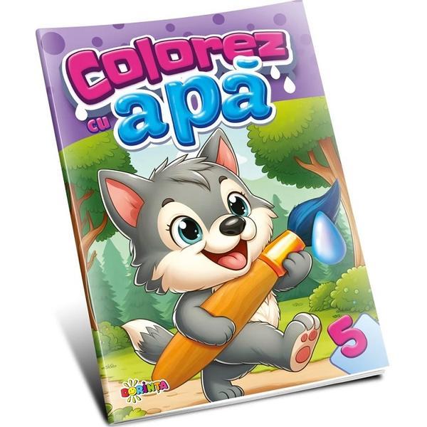 Carte Colorez cu apa 5: Lup