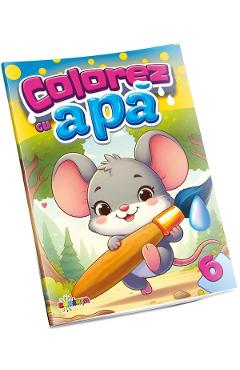 Carte Colorez cu apa 6: Soricel editura -