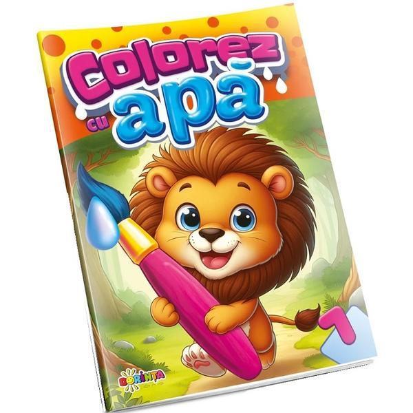 Carte Colorez cu apa 7: Leu