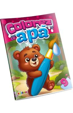 Carte Colorez cu apa 9: Ursulet editura -