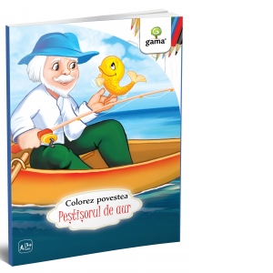 Carte Colorez povestea:  Pestisorul de aur
