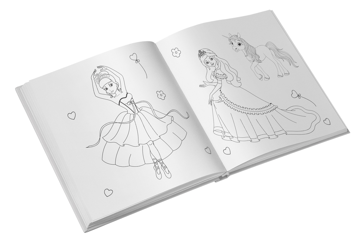 Carte Colorez printese si balerine   editura Didactica Publishing House