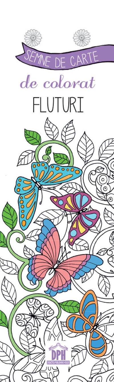 Carte Colorez semnele mele de carte - Fluturi   editura Didactica Publishing House