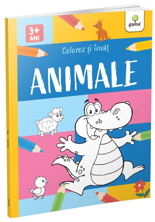 Carte Colorez si invat. Animale editura Gama
