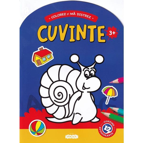 Carte Colorez si ma distrez. Cuvinte 3 ani+