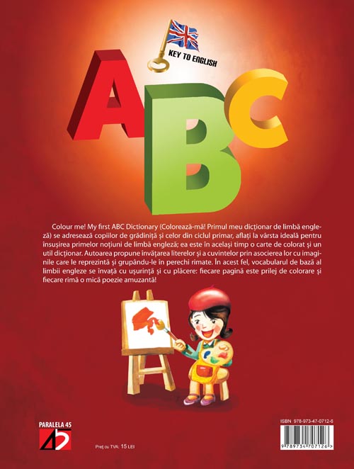 Carte Colour Me! My First ABC Dictionary autor Steluta Istratescu editura Paralela 45