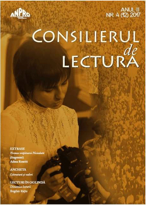 Carte Consilierul de lectura nr. 4/2017   editura Arthur