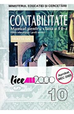 Carte Contabilitate - Clasa 10 - Manual - Violeta Isai editura Violeta Isai
