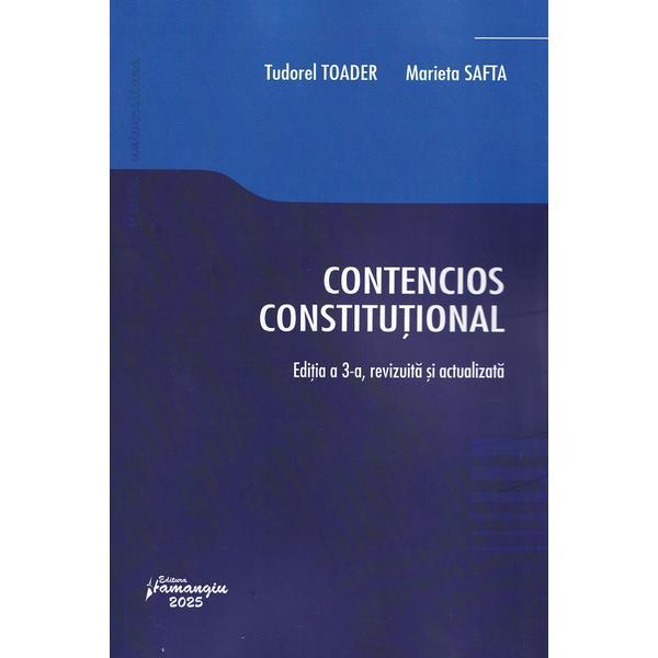 Carte Contencios constitutional - Tudorel Toader