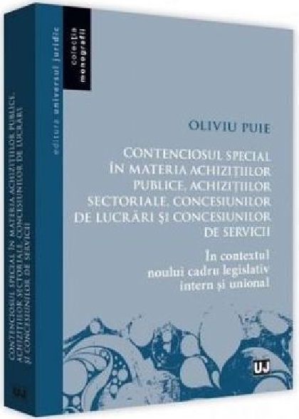 Carte Contenciosul special in materia achizitiilor publice