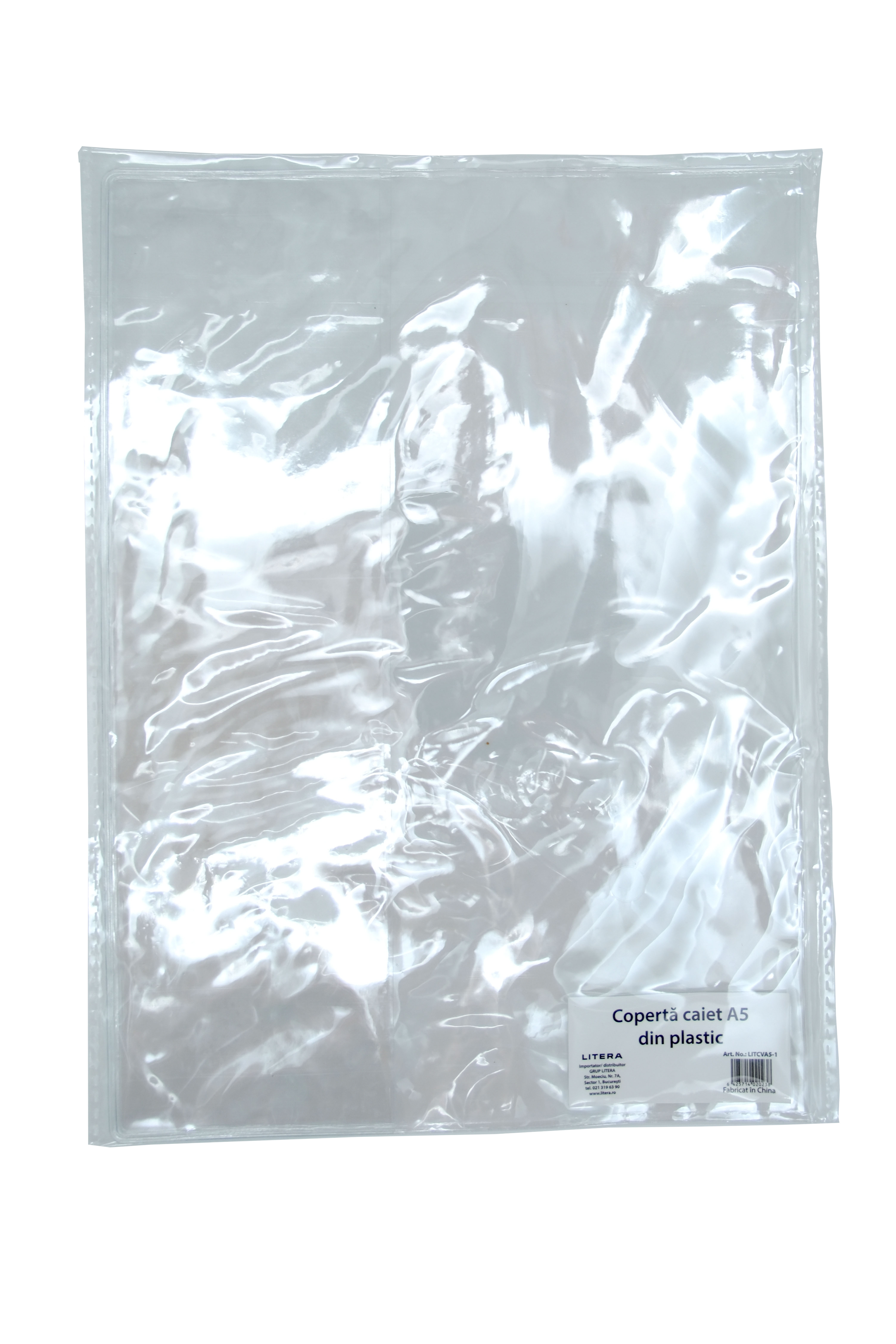 Carte Coperta caiet A5 transparenta editura Litera