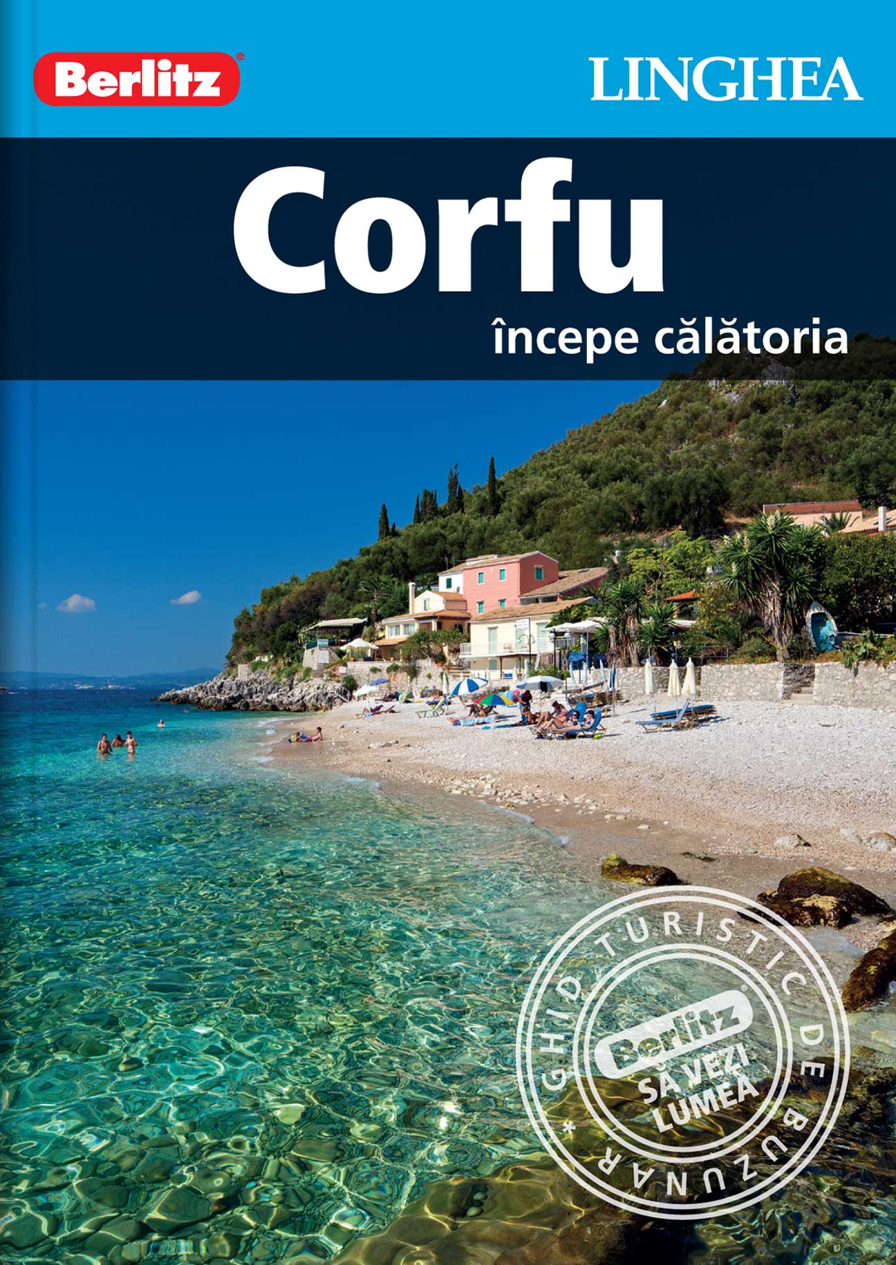 Carte Corfu - ghid turistic Berlitz   editura Linghea
