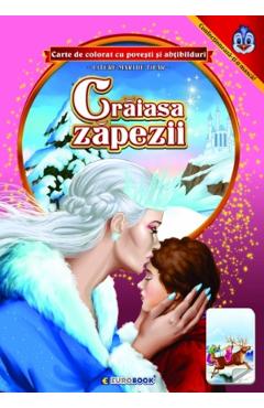 Carte Craiasa zapezii. Carte de colorat cu povesti si abtibilduri editura -