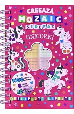 Carte Creeaza mozaic sidefat. Unicorni editura -