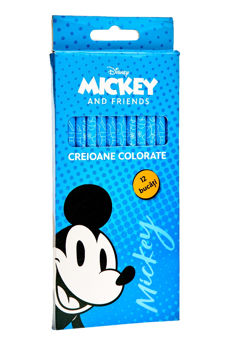 Carte Creioane colorate Disney Mickey & Friends
