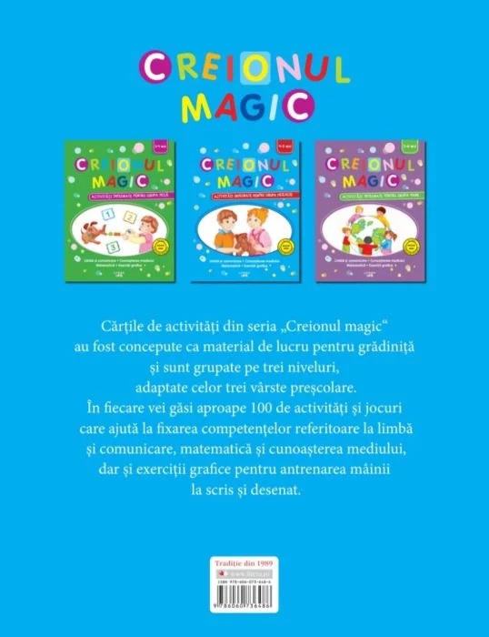 Carte Creionul magic. Activitati integrate pentru grupa mijlocie   editura Litera