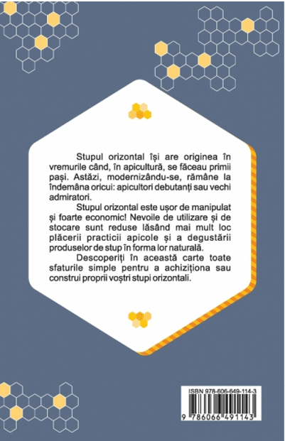 Carte Cresterea albinelor in stupi orizontali autor Gilles Fert