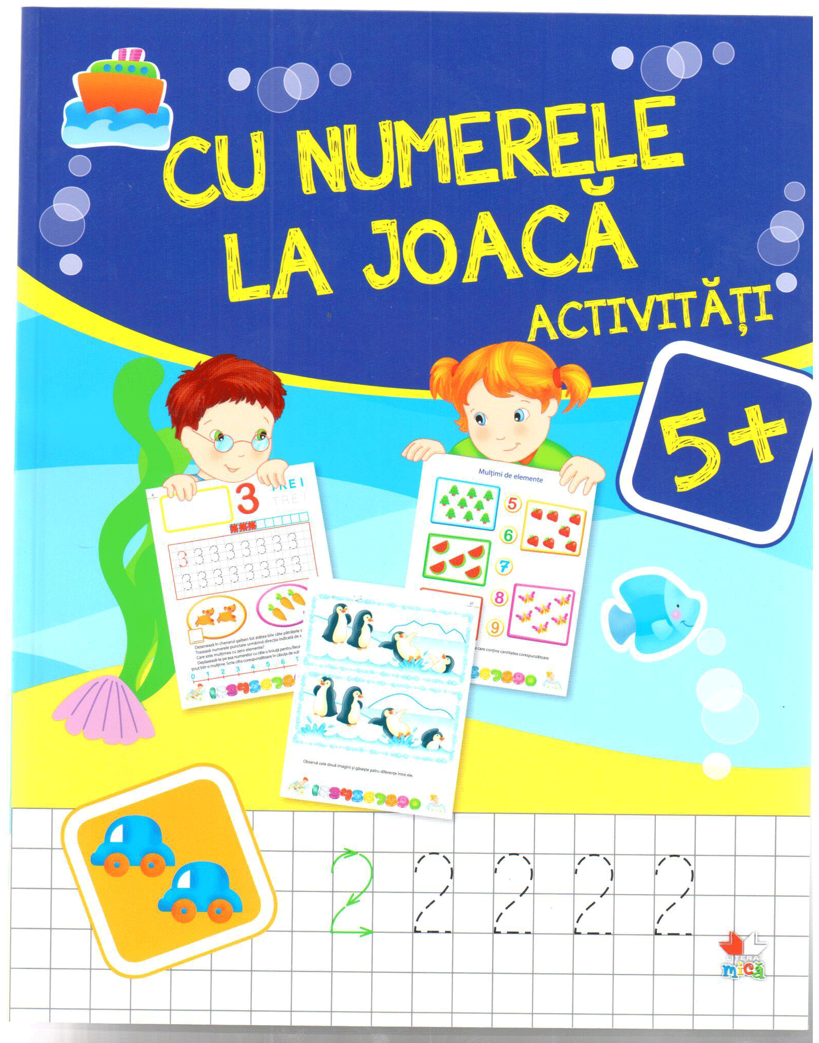 Carte Cu numerele la joaca   editura Litera