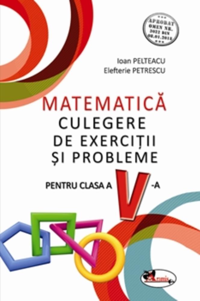 Carte Culegerea de matematica cls a V-a editura Aramis