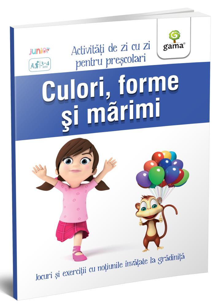 Carte Culori forme și mărimi editura Gama