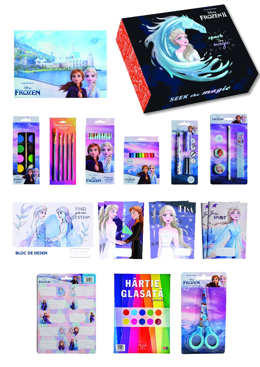 Carte Cutia scolarului clasele 2-4 Frozen editura Litera