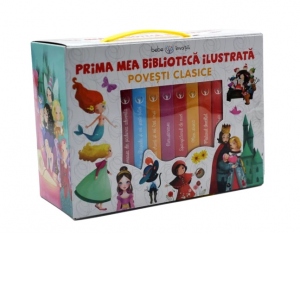 Carte Cutie Prima mea biblioteca ilustrata. Povesti clasice (8 carticele)