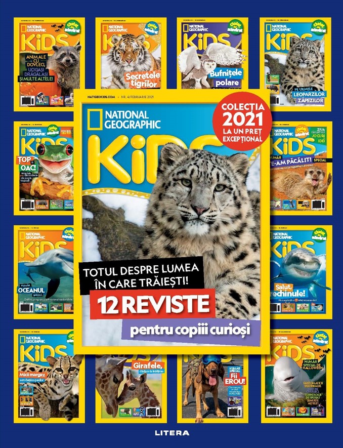 Carte Cutie. National Geographic Kids. 12 reviste pentru copiii curiosi editura Litera