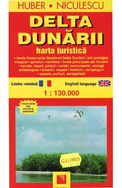 Carte Delta Dunarii - Harta Turistica editura -
