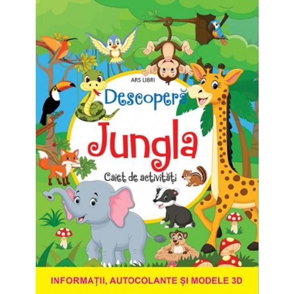 Carte Descopera jungla - Caiet de activitati