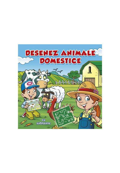Carte Desenez animale domestice - sabloane editura Nomina