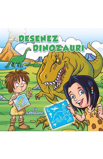 Carte Desenez dinozauri - sabloane editura Nomina
