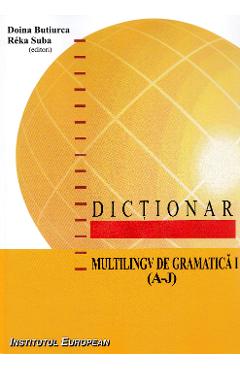 Carte Dictionar multilingv de gramatica Vol.1 (A-J) - Doina Butiurca