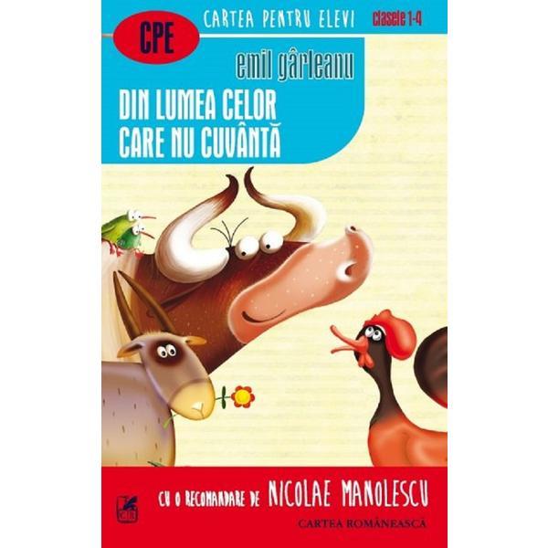 Carte Din lumea celor care nu cuvanta - Emil Garleanu