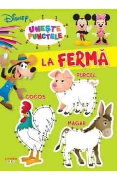 Carte Disney Bebe. Uneste punctele. La ferma editura -