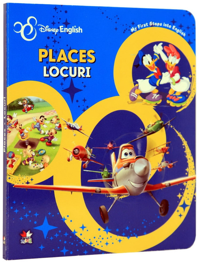 Carte Disney English. Places/Locuri. My First Steps into English editura Litera