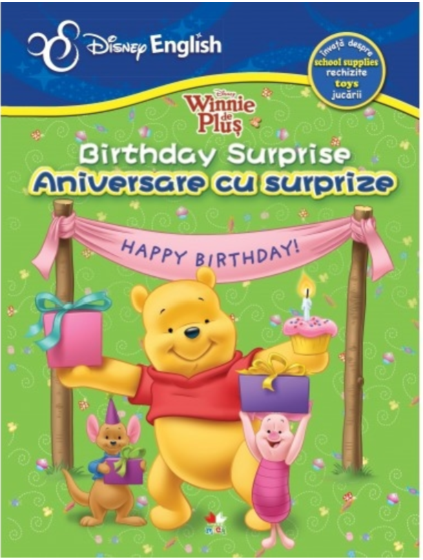 Carte Disney English. Winnie de Pluș. Aniversare cu surprize/Birthday Surprise editura Litera