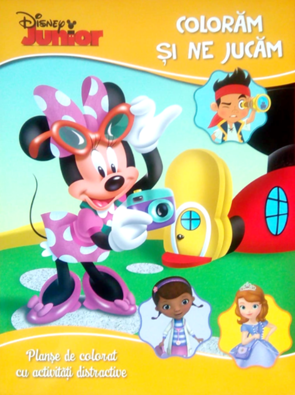 Carte Disney Junior. Colorăm și ne jucăm editura Litera