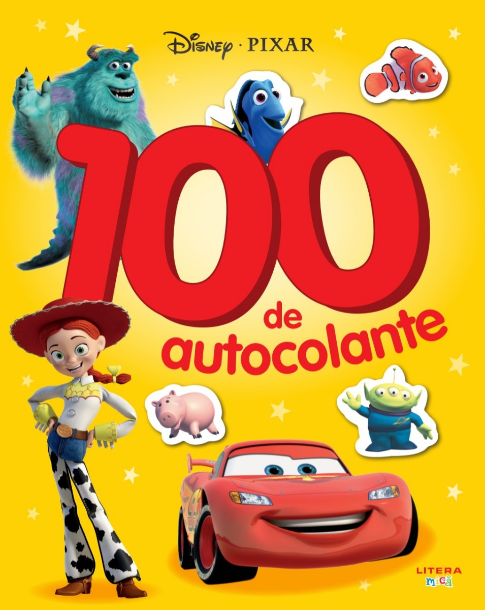 Carte Disney Pixar. 100 de autocolante editura Litera
