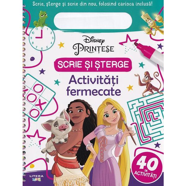 Carte Disney Printese. Activitati fermecate. Scrie si sterge