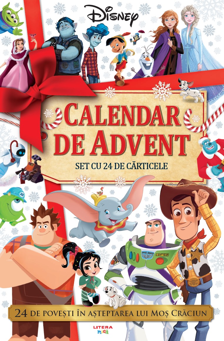 Carte Disney. Calendar de Advent. Set cu 24 de carticele editura Litera