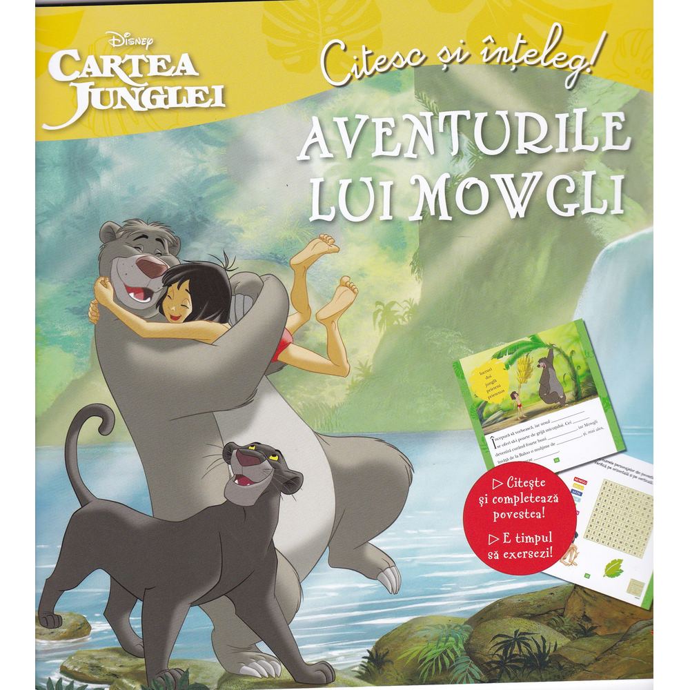 Carte Disney. Cartea Junglei. Citesc si inteleg!   editura Litera