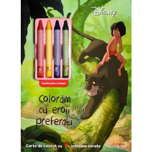 Carte Disney. Coloram cu eroii preferati