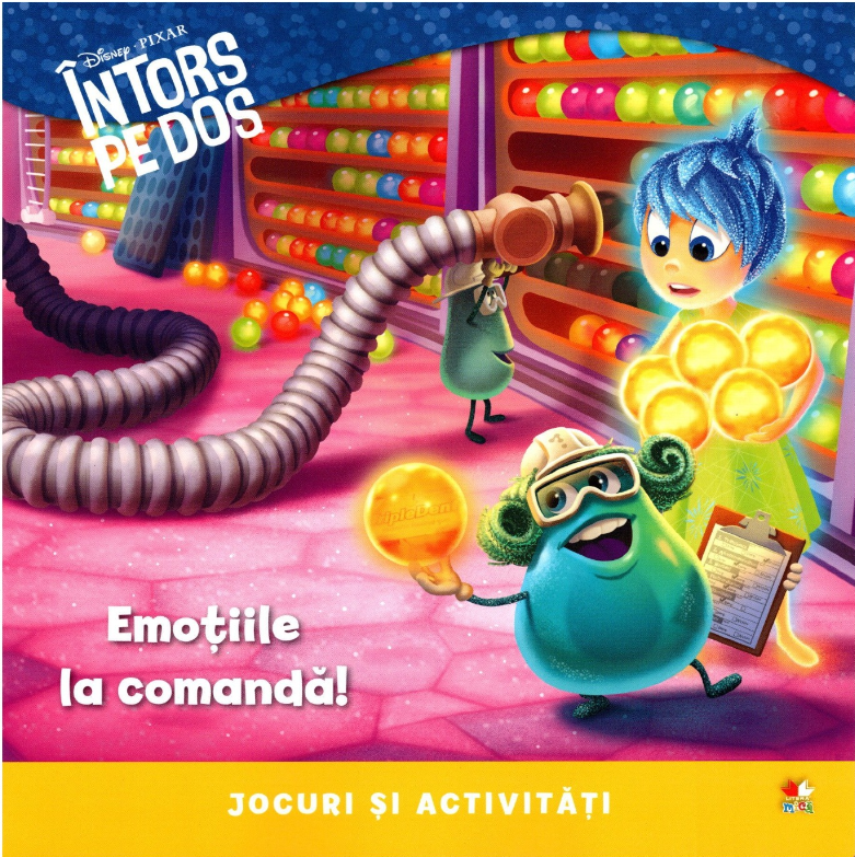 Carte Disney. Întors pe dos. Emoțiile la comandă! editura Litera