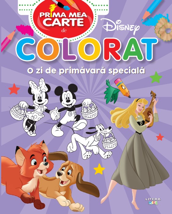 Carte Disney. Prima mea carte de colorat. O zi de primavara speciala editura Litera