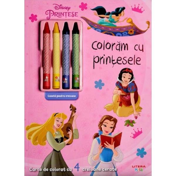 Carte Disney. Printese: Coloram cu printesele