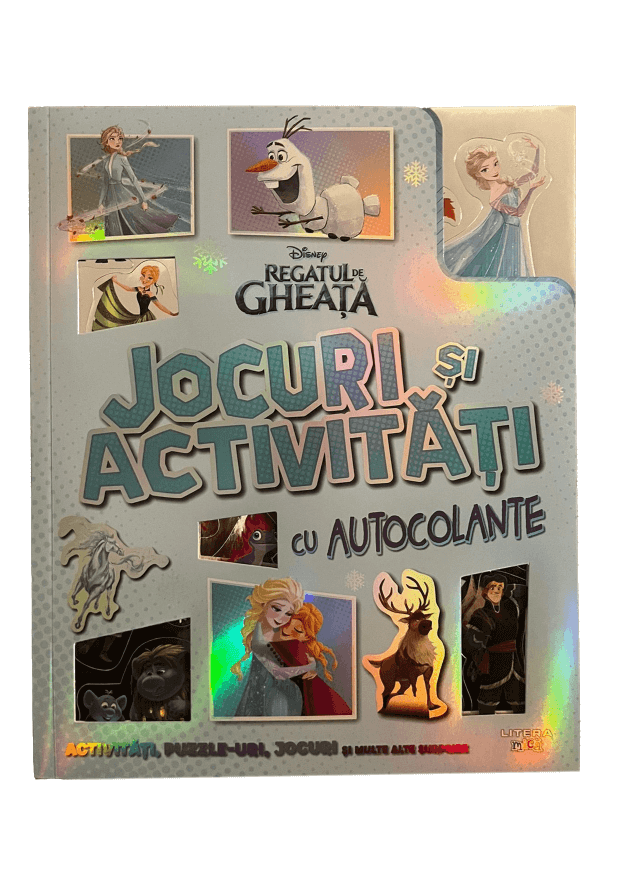 Carte Disney. Regatul de gheata. Jocuri si activitati cu autocolante editura Litera