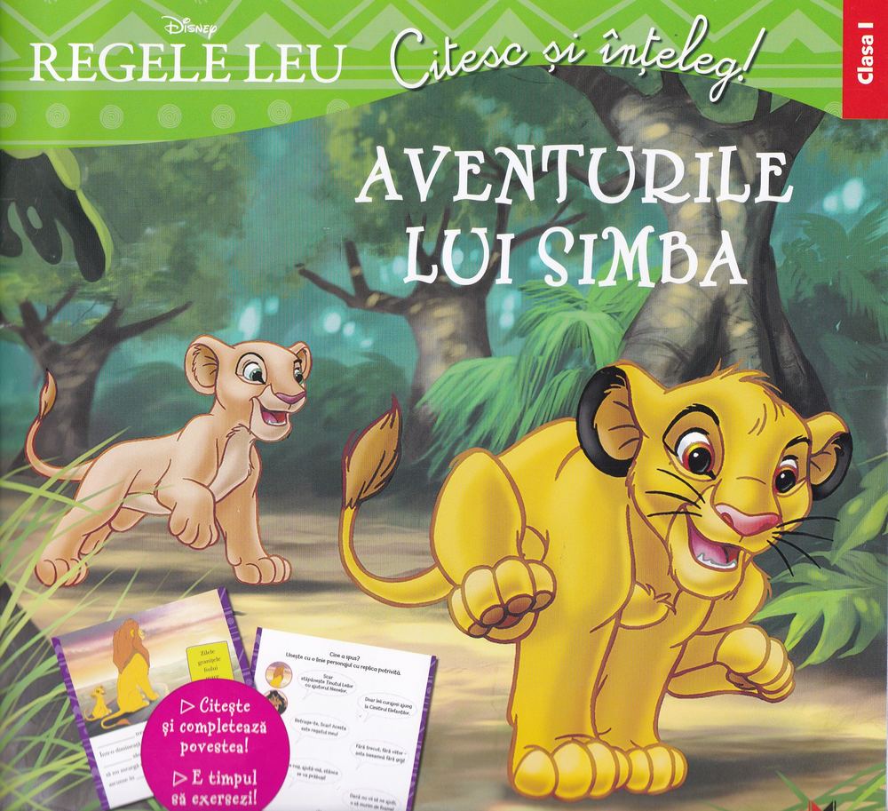 Carte Disney. Regele leu. Aventurile lui Simba   editura Litera
